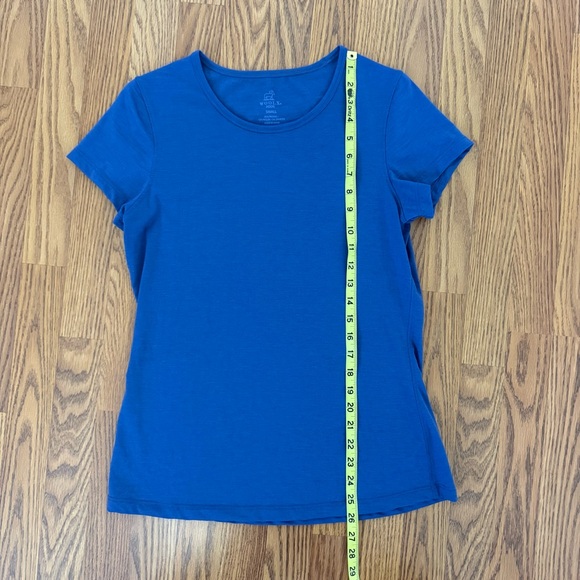 WoolX Women’s Classic Blue Addie Women's Top, Size Small, Merino - Picture 4 of 5